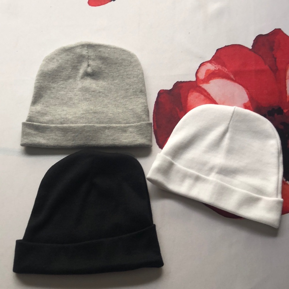 Never used, Newborn hats